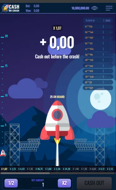 Cash or Crash Game